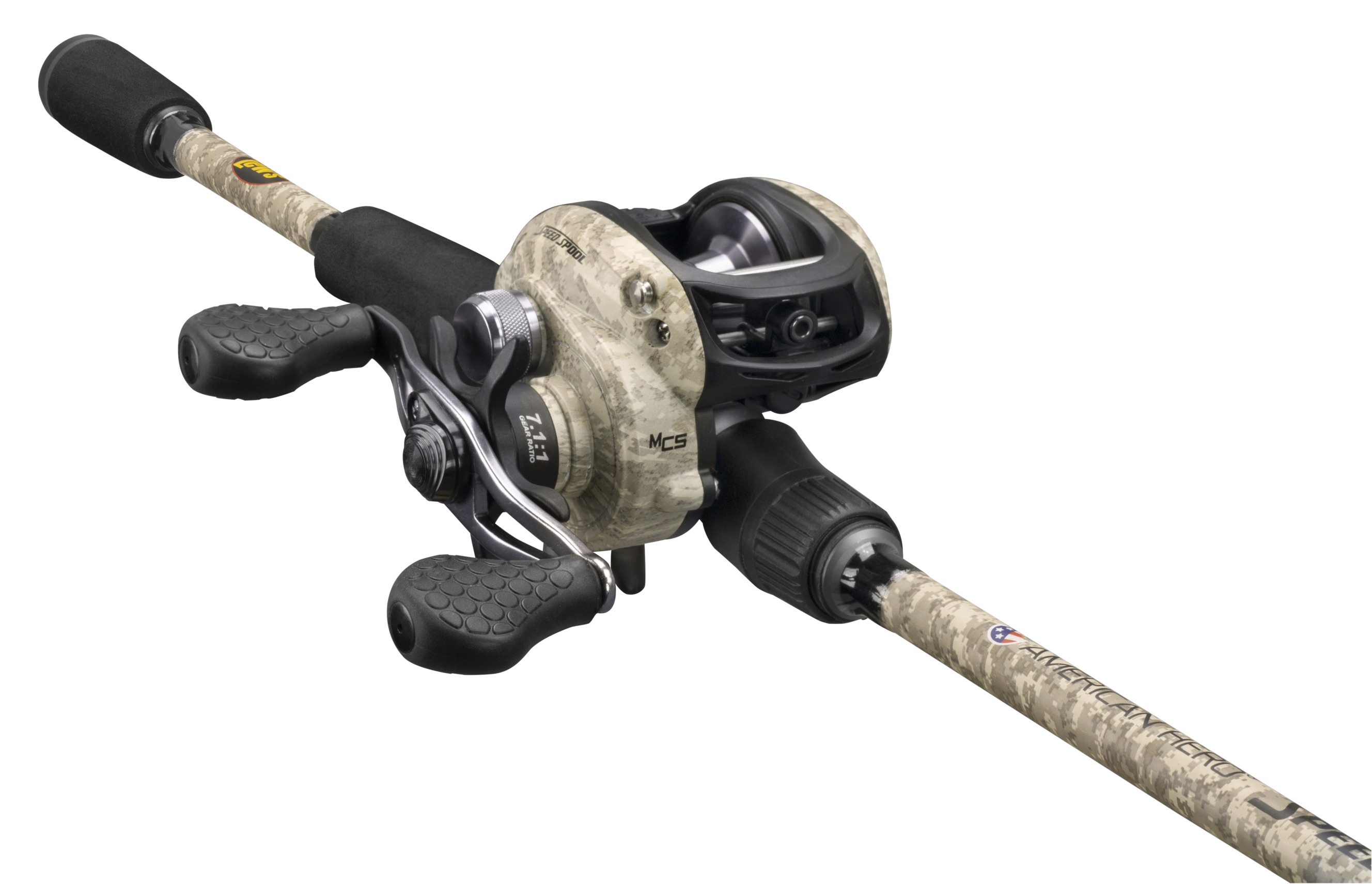 Lew's Classic Black Speed Spool Baitcast Reel and Fishing Rod Combo, 6-Foot  6-Inch 1-Piece Fishing Rod, 6.4:1 Gear Ratio, Black : : Sports &  Outdoors