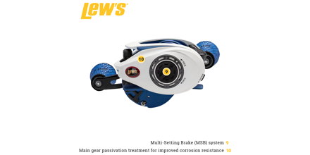Lew's Custom Speed Spool MSB Casting Reel – Hartlyn