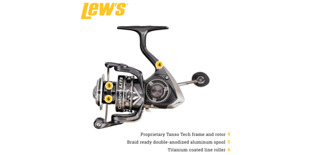 Lew's Custom Lite 300 Spinning Reel