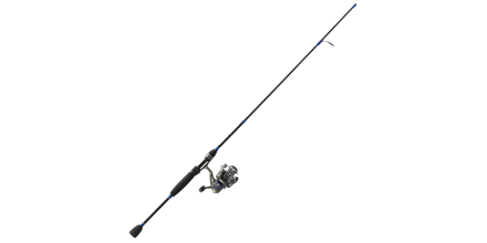 Lew's Laser Lite Spinning Reel and Fishing Rod Combo, 5-Foot 6-Inch 1-Piece  IM6 Graphite Blank Rod, Size 75 Reel, Right or Left-Hand Retrieve, Silver 