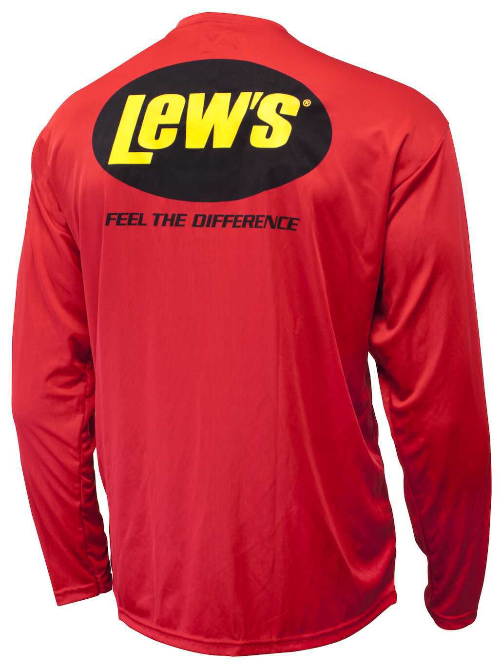 Performance Long Sleeve Shirt Red Lew’s Fishing